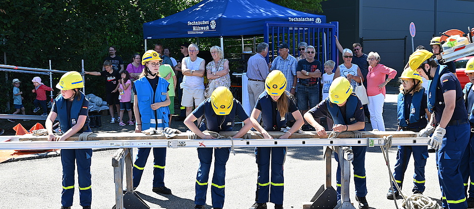 Jugend glänzt beim Sommerfest im THW Ellwangen